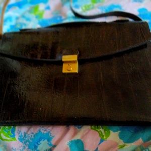 Genuine crocodile briefcase